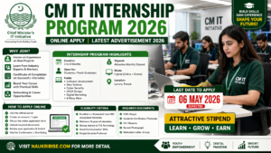 CM IT Internship Program 2026 – Online Apply | Punjab Govt Latest Advertisement