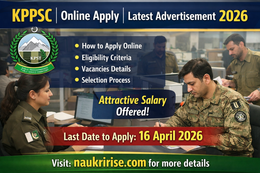 KPPSC Jobs 2026 - Online Apply | Latest Advertisement