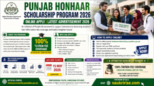 Honhaar Scholarship Program 2026 – Punjab Govt | Online Apply | Latest Advertisement