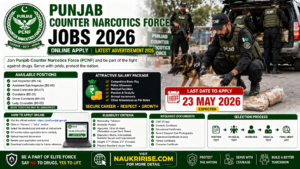 Punjab Counter Narcotics Force Jobs 2026 – Online Apply | Latest Advertisement